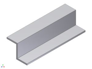 Afbeeldingen van AluArt T profiel aluminium 3 meter 15x20x15x2mm