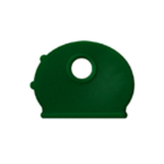 Afbeeldingen van Sleutelkenkap 25 mm pvc geel