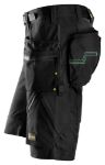 Afbeeldingen van Snickers Workwear FlexiWork, Korte Broek+ met holsterzakken 6904 zwart 44