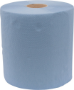 Afbeeldingen van Kelfort Industriepapier 2-laags blauw cellulose 26cm x 190 meter