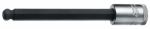 Afbeeldingen van GEDORE Dopsleutel-schroevendraaier 3/8" met kogelkop, tbv binnenzeskant-schroeven, lang IN 30 LK 10mm