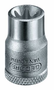 Afbeeldingen van GEDORE Dopsleutel 3/8" tbv uitwendige TORX® schroeven TX 30 e14