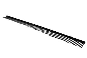 Afbeeldingen van Ubbink Dakvoet vogelschroot 55mm x 1000mm zwart