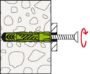 Afbeeldingen van Fischer universeelplug UX Green 10 x 60 met rand
