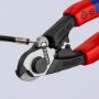 Afbeeldingen van KNIPEX Staaldraadschaar, gesmeed 190mm
