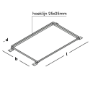 Afbeeldingen van GB Matrand ZM inlegrand tv 51x81cm 25x25x2.5