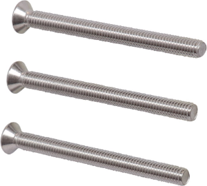 Afbeeldingen van Oxloc Schroevenset voor langschild M6 x 70 mm, set van 3 stuks, rvs