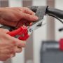 Afbeeldingen van KNIPEX Kombischaar met kunststof bekleed 190mm