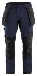 Afbeeldingen van Blåkläder Werkbroek 4-weg Stretch donker marine/zwart