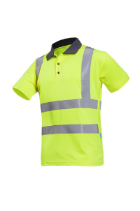 Afbeeldingen van Sioen 3886 Polo Popola fluor geel