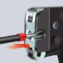 Afbeeldingen van KNIPEX Zelfinstellende krimptang voor adereindhulzen, met voorinvoering 190mm