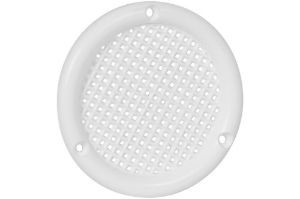 Afbeeldingen van Nedco BV Kunststof ventilatierooster wit 45mm vlak