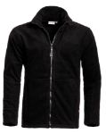 Afbeeldingen van Santino Fleece jas Bormio zwart 2XL