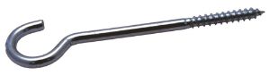 Afbeeldingen van GebuVolco Schroefhaken met kleine haak (ijzer gegalvaniseerd) 013 40 x 8 mm