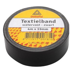 Afbeeldingen van Deltafix Textielband Watervast , 19 mm, 4 meter, grijs