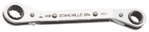 Afbeeldingen van Stahlwille Ringratelsleutel gebogen 26A-1/4X5/16"