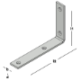 Afbeeldingen van GB Neusijzer schuin 100x150x25x4mm zink magnesium