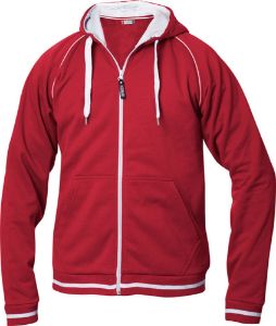 Afbeeldingen van Clique Hoodie 021051 - Gerry vest rood XL