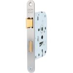 Afbeeldingen van Nemef Deurslot, klaviersleutel 1266 SL56 50 mm RVS