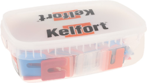 Afbeeldingen van Kelfort Assortimentsdoos kunststof uitvulplaatjes Maten 1-10mm. Doos à 200st in de mix