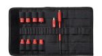 Afbeeldingen van Wiha Doppenset 1/4 set geïsoleerd TorqueVario®-S electric assorti 11-delig incl. adapters en opvouwbaar etui 7209N