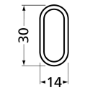 Afbeeldingen van Hermeta Buis Gardelux 1 1015 100cm mat zwart