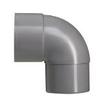 Afbeeldingen van Pvc bocht, 100 mm, 85 graden, mof / spie