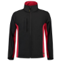 Afbeeldingen van TRICORP WORKWEAR Softshell Bicolor 402002 zwart/rood 2XL