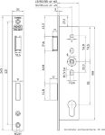 Afbeeldingen van Nemef Paniekdeurslot 9670 E 40mm rvs