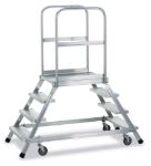 Afbeeldingen van Zarges Verrijdbare bordestrap z600 2x7 treden