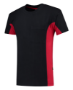 Afbeeldingen van TRICORP WORKWEAR T-Shirt Bicolor Borstzak 102002 Navy/Rood L