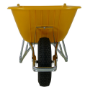 Afbeeldingen van Fort Kruiwagen SMB-100 geel 100 liter