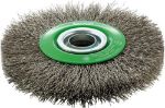 Afbeeldingen van FORUM Ronde borstel, roestvrij staaldraad, geperst 125x22mm