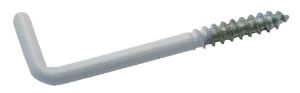 Afbeeldingen van GebuVolco Schroefduimen (ijzer epox wit) 007, 40 x 11 mm