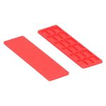 Afbeeldingen van Köhlerwoodcap Glaswiggen 100x28x3mm rood 