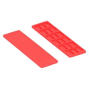 Afbeeldingen van Köhlerwoodcap Glaswiggen 100x28x3mm rood 