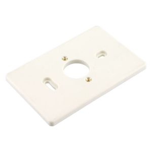 Afbeeldingen van montageplaat met felsmoer - m4 - combinatie - polarwit