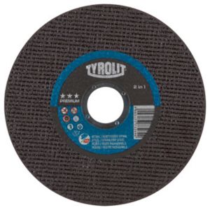 Afbeeldingen van TYROLIT 2in1-doorslijpschijf, voor staal en roestvrij staal 115 x 2,5 x 22,23 mm