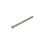Afbeeldingen van Fraadnagel bombekop messing blank (1Kg) 50x2,8