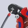 Afbeeldingen van KNIPEX Zelfinstellende krimptang voor adereindhulzen, met zij-invoering 180mm 97 53 04 SB