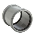 Afbeeldingen van Overschuifmof, 75 mm, pvc
