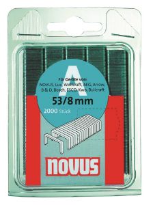 Afbeeldingen van Novus dundraad nieten A53 8mm superhard