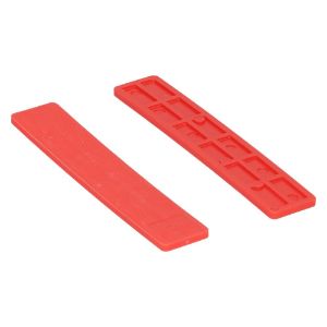 Afbeeldingen van Köhlerwoodcap Rasterblokje, Kunststof, Beglazingsblokje  100x18.5x3mm rood (100)