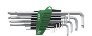 Afbeeldingen van Wiha Stiftsleutelset in ProStar houder TORX® 13-delig titaanzilver in blister 366TS
