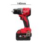 Afbeeldingen van Milwaukee Li-Ion compacte boormachine Brushless M18CBLDD-402C