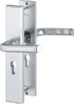 Afbeeldingen van HOPPE Veiligheids deurkrukgarnituur London pc55 f1, 113/2235/2214, massief rechthoekig, deurdikte 35-40mm