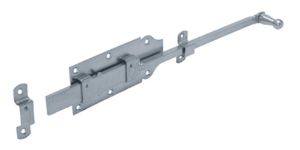 Afbeeldingen van GB Rolstaartschuif vlak 400mm verzinkt (geel)