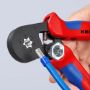 Afbeeldingen van KNIPEX Zelfinstellende krimptang voor adereindhulzen, met zij-invoering