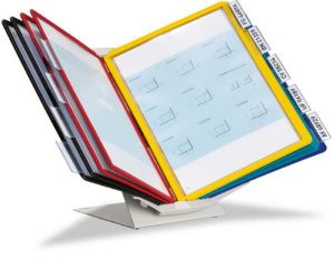 Afbeeldingen van Durable Zichtpanelensysteem, a4, verpakking 10 tassen, assorti, 557900, polypropyleen