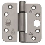 Afbeeldingen van BSW Scharnier V RD 818 STD, veiligheidsscharnier allround, 89 x 89 x 3 mm, SKG3, RVS